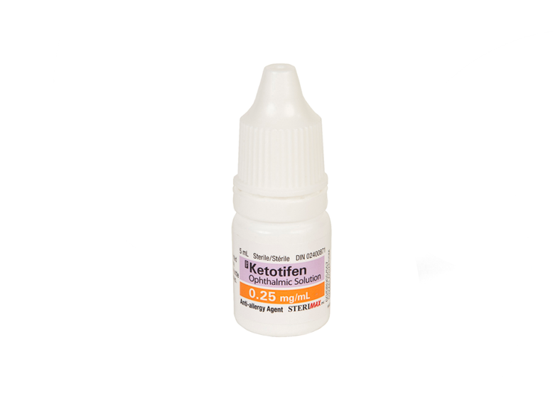 SteriMax has launched the first generic Ketotifen 0.25 mg/ml Ophthalmic Solution in Canada