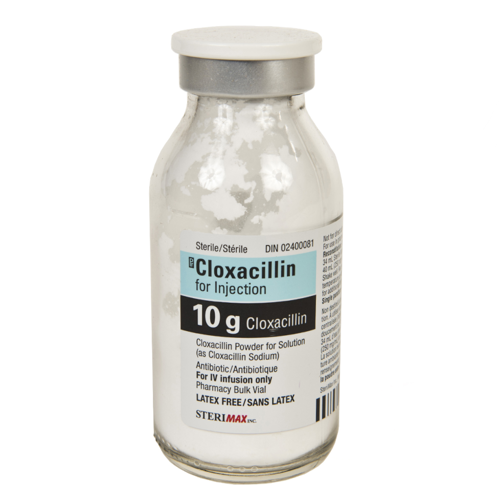 Cloxacillin For Injection Sterimax Inc